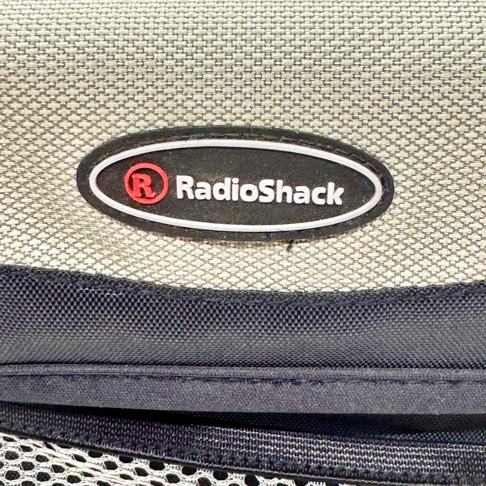 Vintage RadioShack Shoulder Bag Y2K Electronics Camera‎ Case Mesh Pocket